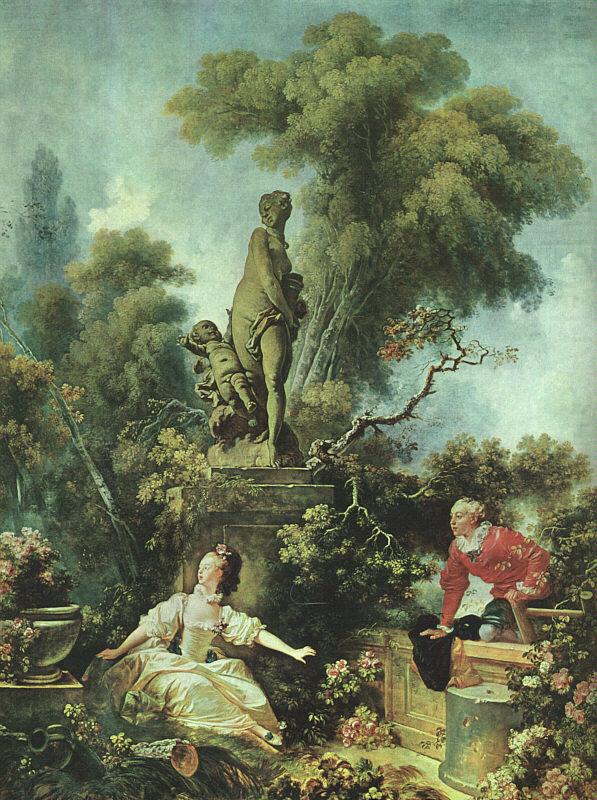 The Meeting, Jean Honore Fragonard